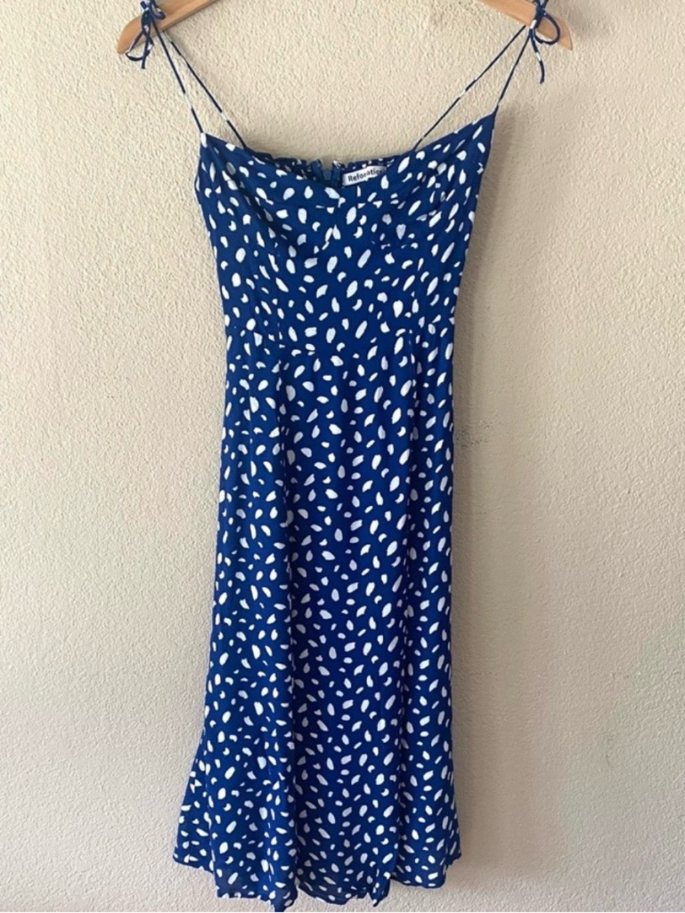 Reformation Juliette Midi Dress in Moray 2 - Picture 3 of 10